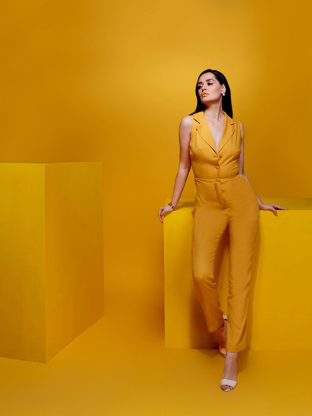Vividia Blazer Look Jumpsuit - STOMBIL TRADE 