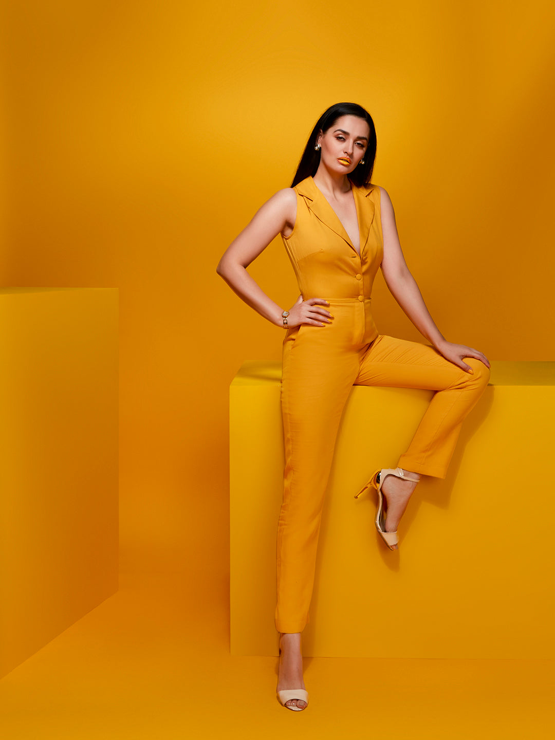 Vividia Blazer Look Jumpsuit - STOMBIL TRADE 