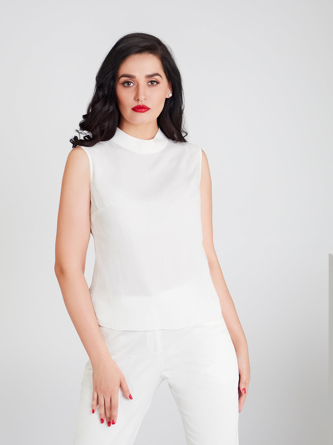 Sagacious Polo Neck Top - STOMBIL TRADE 