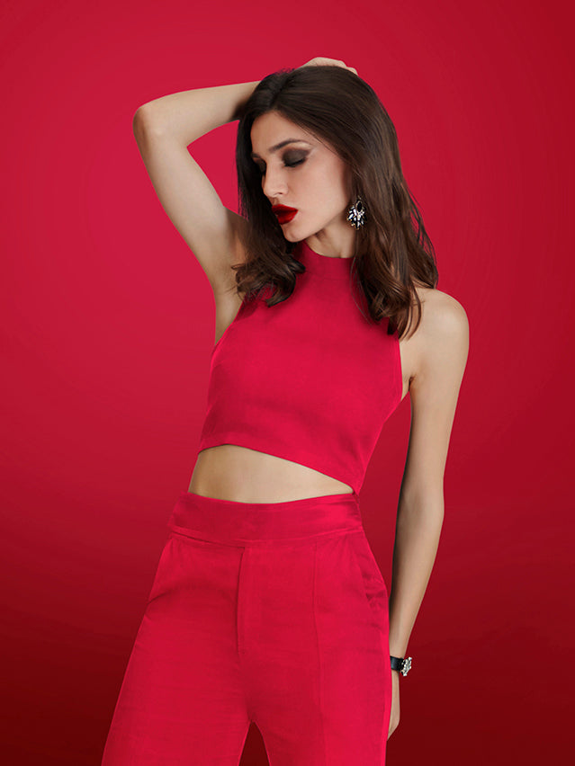 The Breeze Short & Fitted  Crop Top - STOMBIL TRADE 